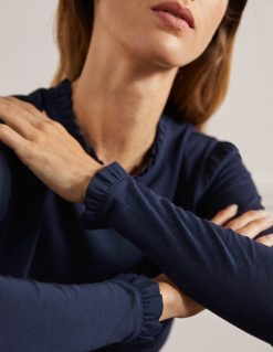 apranga lt Boden moterys superminkštas puošnus detalių viršus karinis jūrų laivynas 284XZZ132