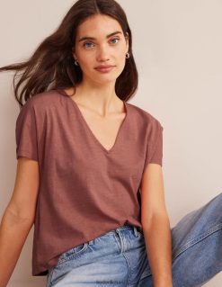 apranga lt Boden moterys surišamas džersio viršus rožinė rožinė 284XZZ1311