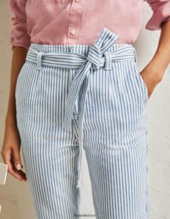 apranga lt Boden moterys surišti juosmens džinsai Atlanto vandenyno tiksinti juostelė 284XZZ2470