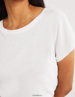 apranga lt Boden moterys švelnaus prisilietimo viršus be rankovių baltas 284XZZ1925