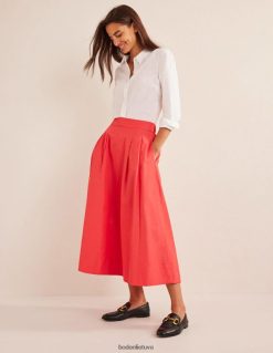 apranga lt Boden moterys taftos pritraukiamas midi sijonas koralas 284XZZ2191