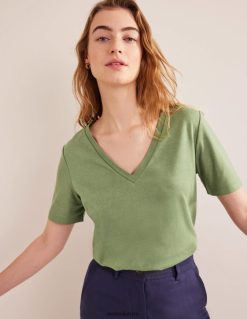 apranga lt Boden moterys tobuli marškinėliai su V formos iškirpte Eglė 284XZZ2007
