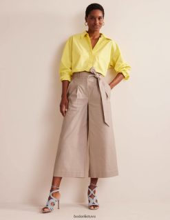 apranga lt Boden moterys trumpintos plačios kelnės virvė 284XZZ339