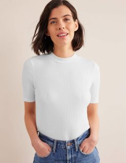 apranga lt Boden moterys Viršutinė briauna aukštu kaklu baltas 284XZZ1922