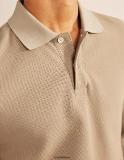 apranga lt Boden vyrų atpalaiduotas polo ilgomis rankovėmis akmuo 284XZZ3544