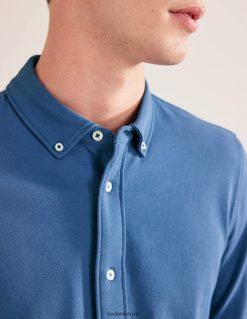 apranga lt Boden vyrų lengvi pique marškinėliai tikras laivynas 284XZZ3631