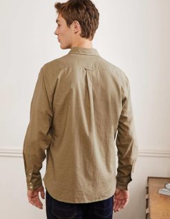 apranga lt Boden vyrų Lininiai marškiniai su iškirpta apykakle salyklas 284XZZ3611