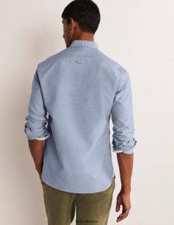 apranga lt Boden vyrų užsegami ploni marškiniai Oksfordo mėlyna 284XZZ3603