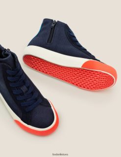 avalynė lt Boden mergaites kontrastingos drobės aukštakulniai tamsiai mėlyna 284XZZ831