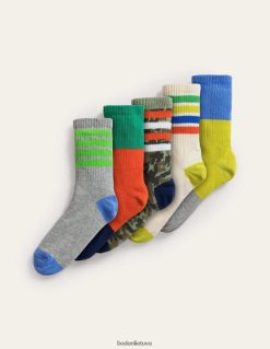 priedas lt Boden mergaites kojinių dėžutė 5 pak kelių šūkis 284XZZ2705