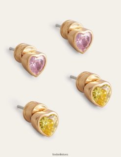 priedas lt Boden moterys Dviejų pakuočių auskarai su širdimi keli 284XZZ740