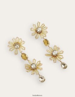 priedas lt Boden moterys karoliukai gėlėti auskarai auksas 284XZZ2350