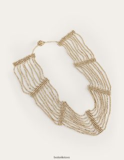 priedas lt Boden moterys karoliukų sluoksnio karoliai auksas 284XZZ732