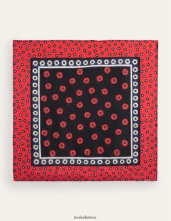 priedas lt Boden moterys šilko skara juodas ir petunijos pumpuras 284XZZ2368